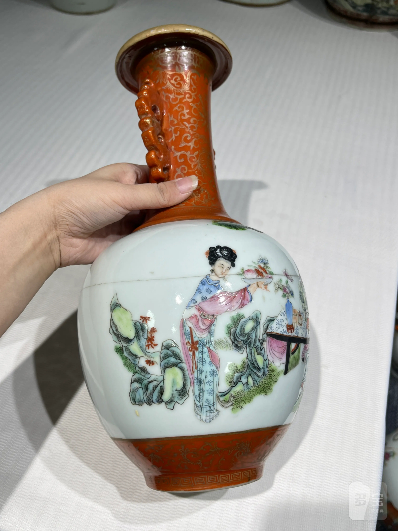 清代 粉彩瓷器一组四件 - 图20